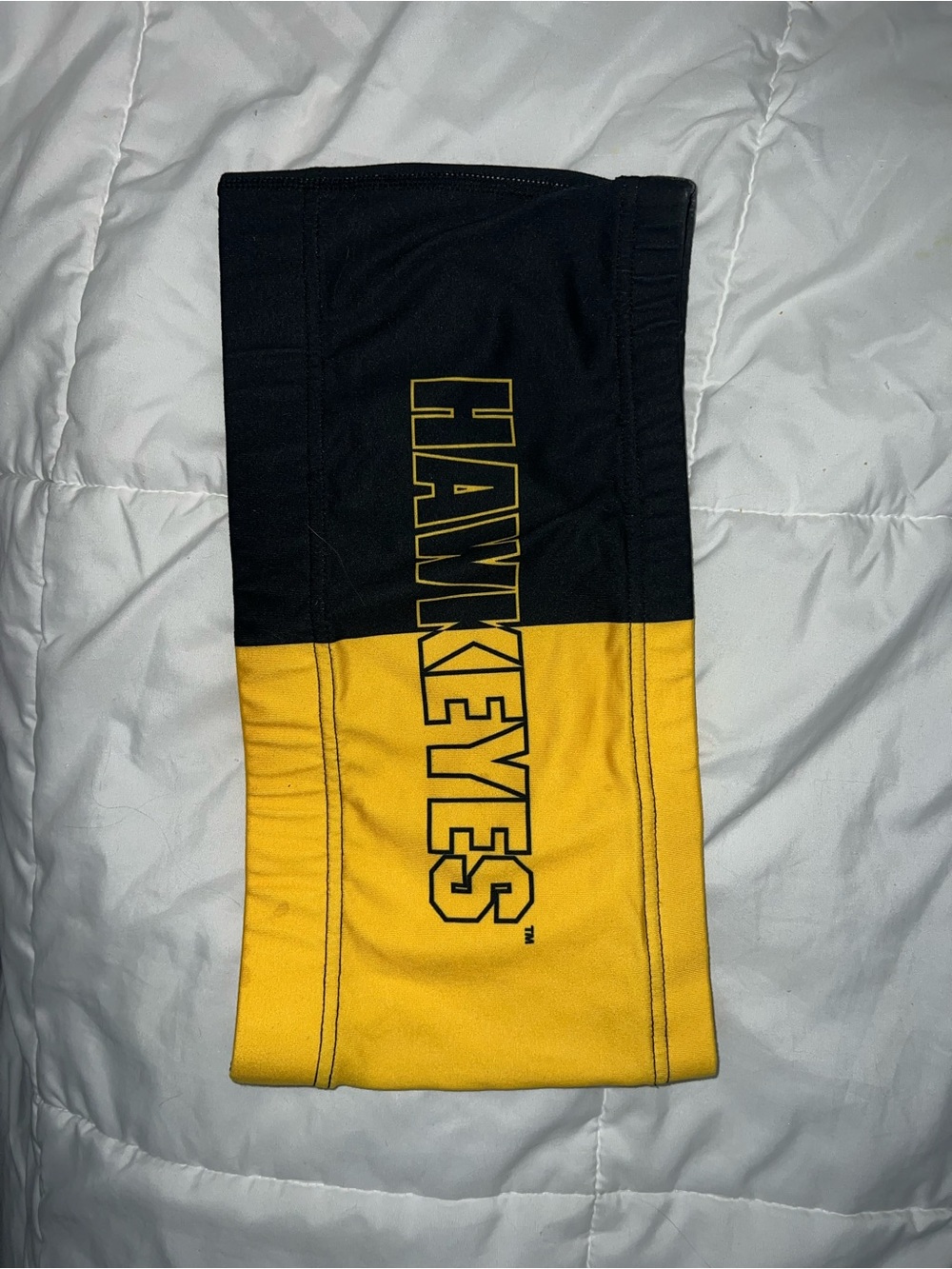 Iowa Hawkeyes Black & Gold tube top